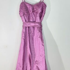 Elegant Pink Strapless Dress